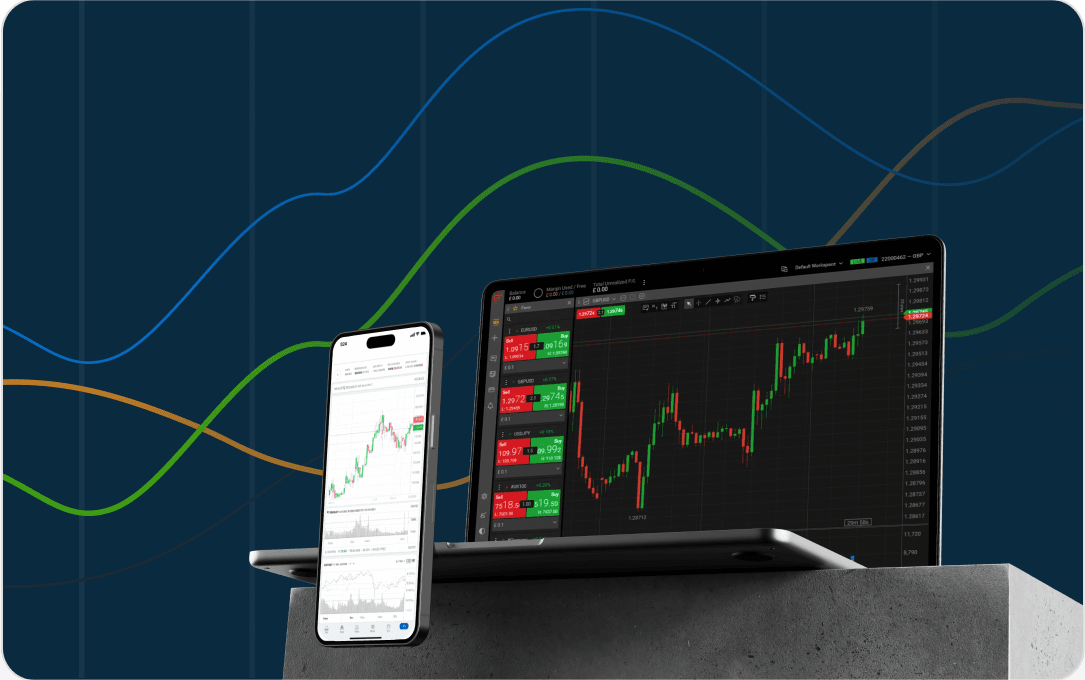 board with charts